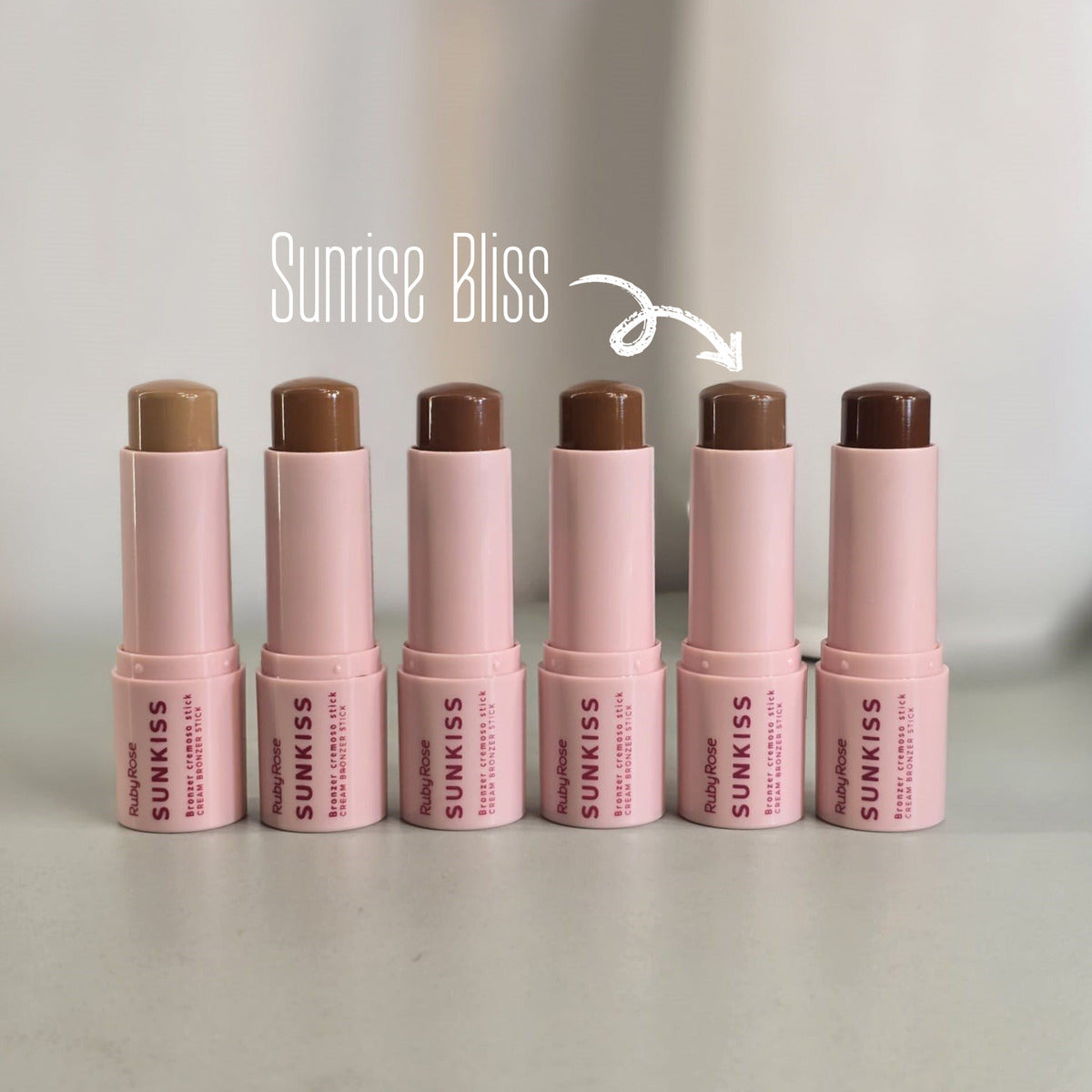 Bronzer Stick Cor 05 Sunrise Bliss Ruby Rose Sunkiss 6,43g