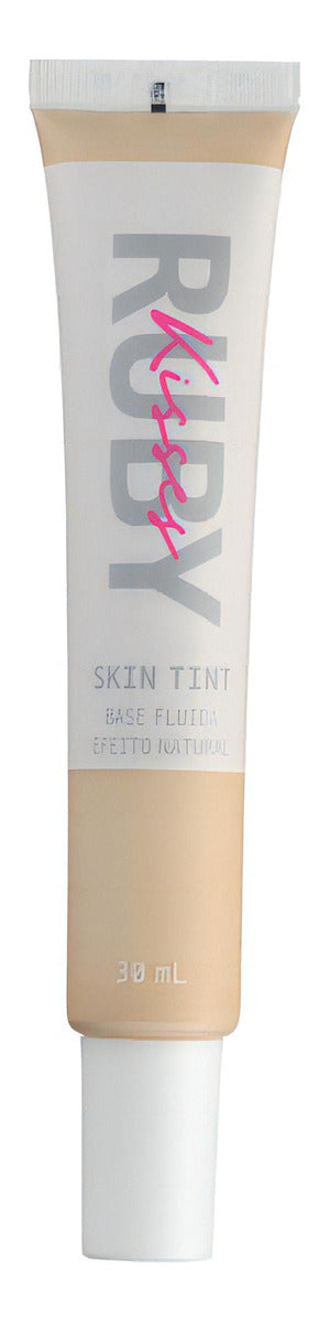 Base de maquiagem em creme Kiss skin tint Bisnaga base fluida efeito natural tom 118 - 30mL