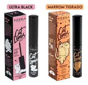 Delineador Liquido Maquiagem Olho Vizzela Cat Lovers Cor Marrom
