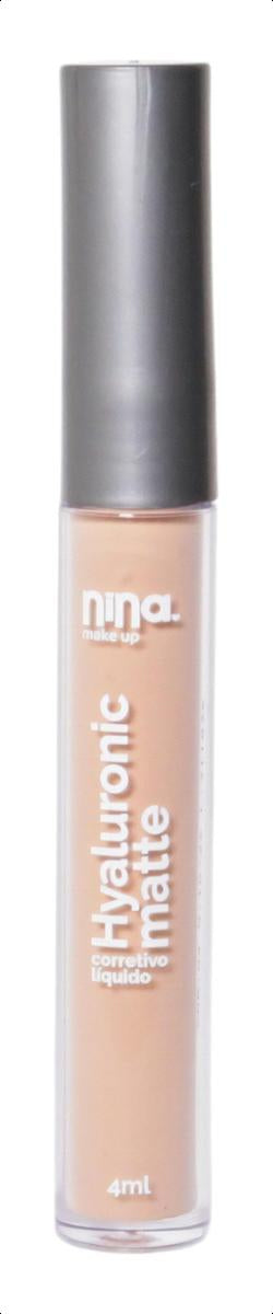 Corretivo Líquido Hyaluronic Matte - Nina Make Up - 4ml Tom 4