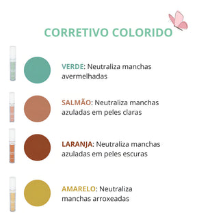 Corretivo Líquido Vizzela Camuflagem Salmão 5g