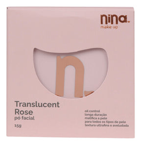 Pó Facial Translucent Rosê - Nina Makeup