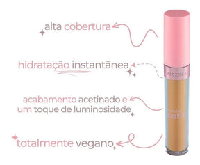 Corretivo Vegano Líquido Satin Vizzela Tom 3