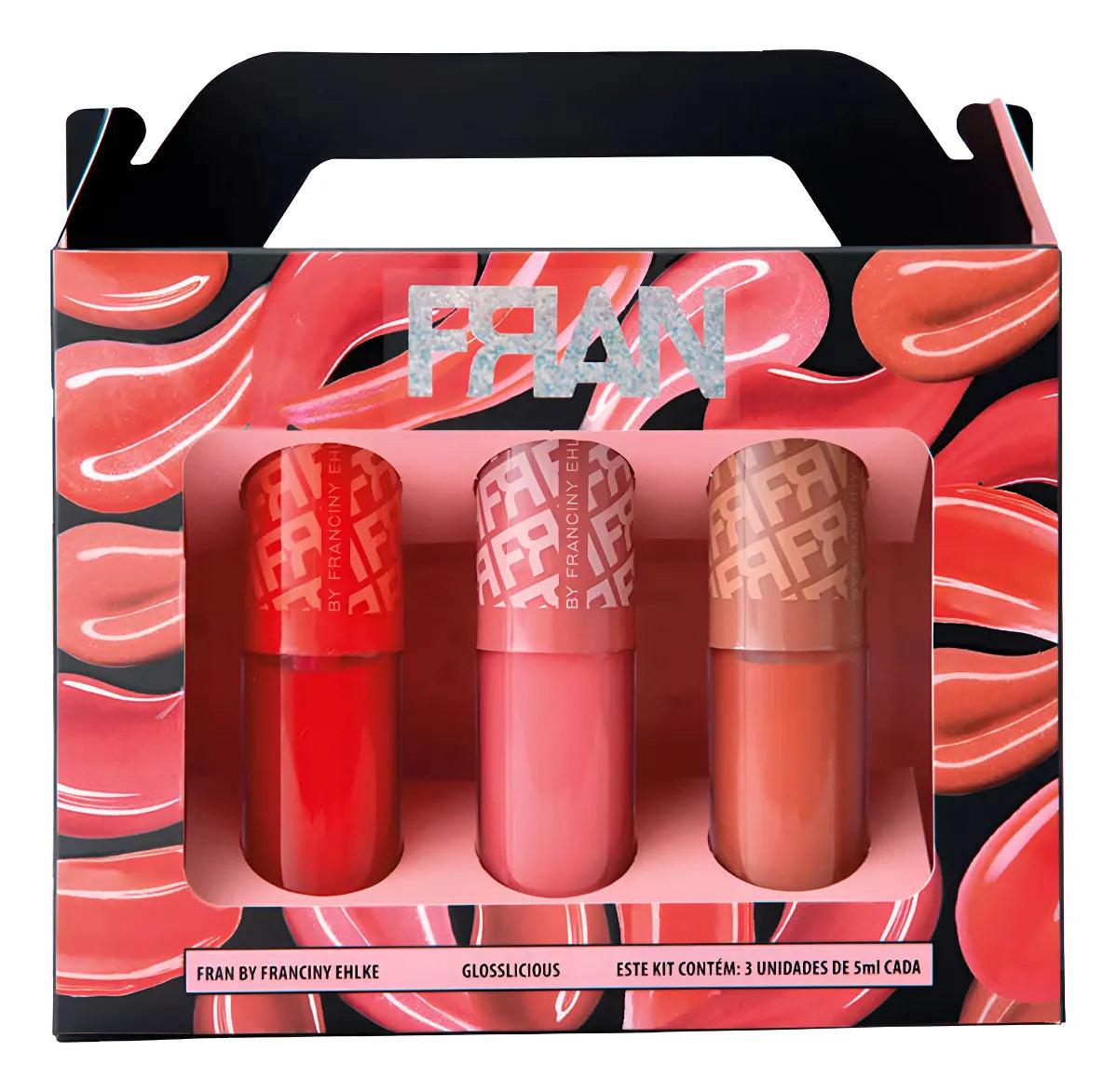 Kit 4 Gloss Fran By Franciny Ehlke Glosslicious + Chocochill