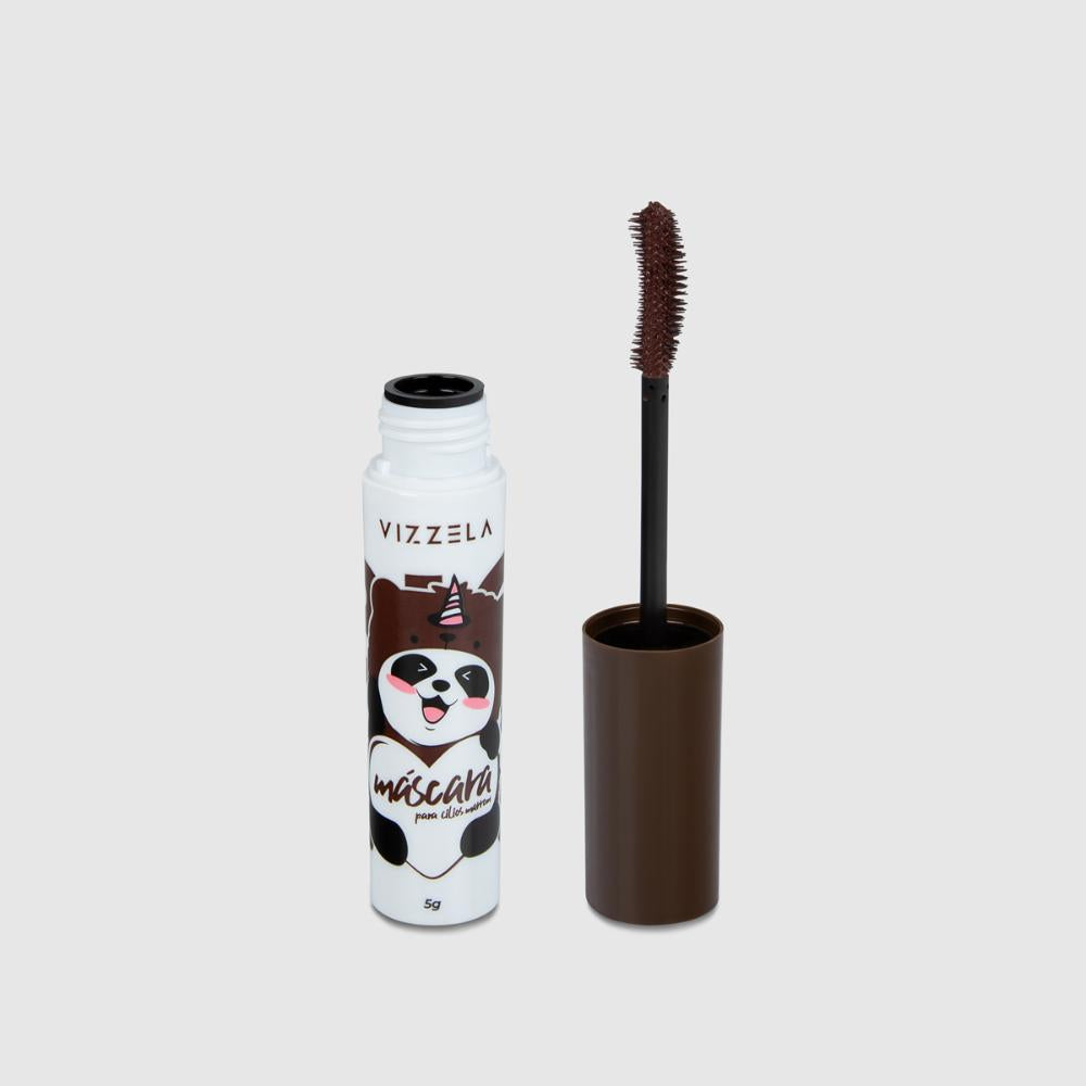 Máscara De Cílios Big No Panda Brown Vizzela Cor Marrom