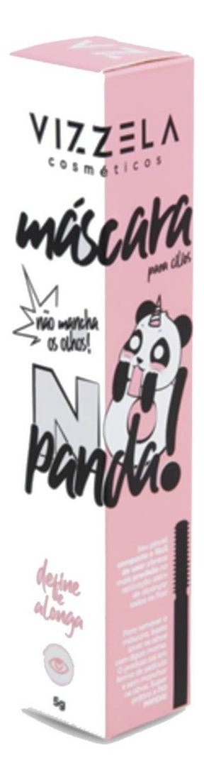 Máscara para cílios Vizzela Máscara de cílios No Panda 5g cor preto