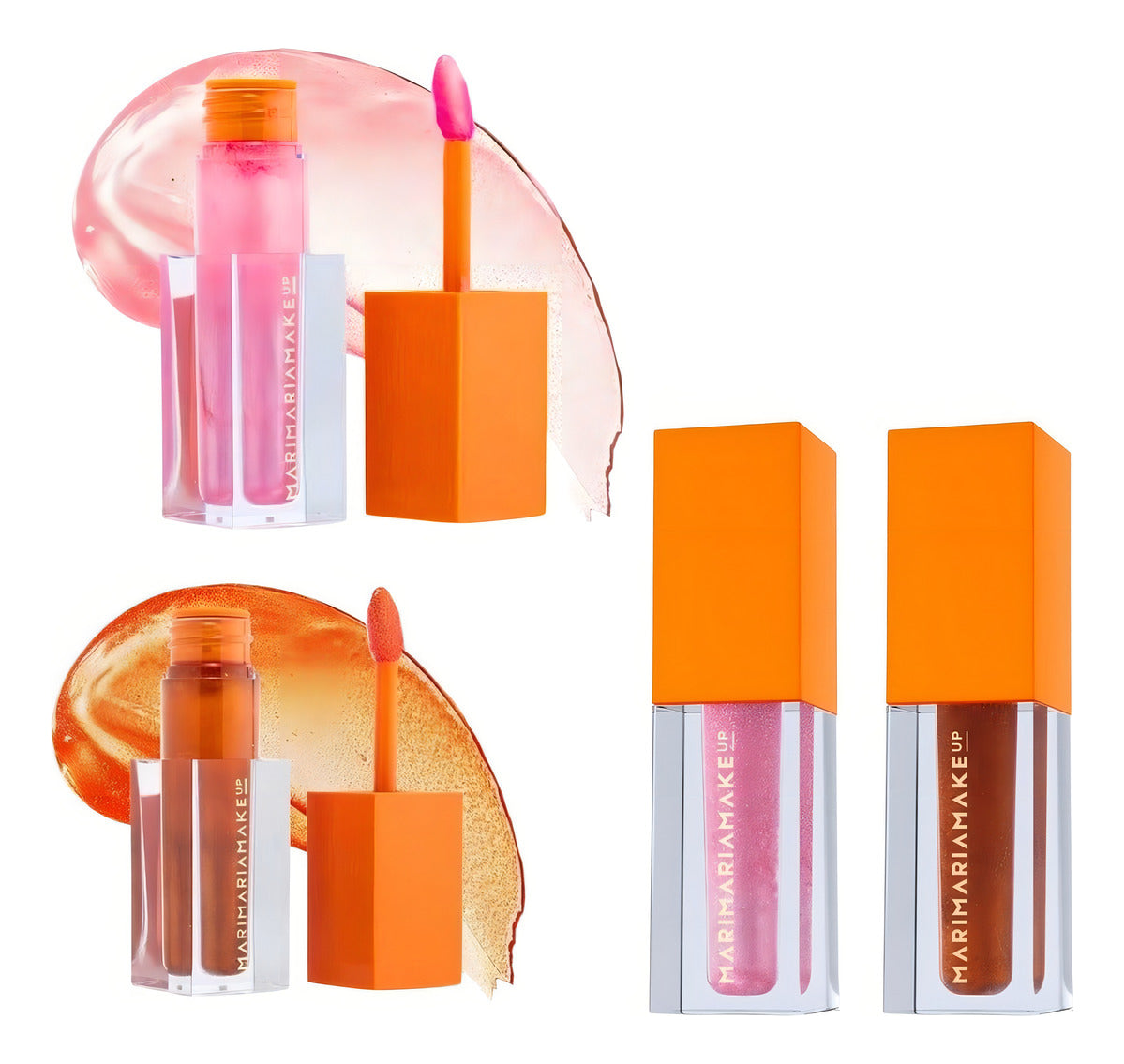 Fire Kiss Gloss Mari Maria Makeup Aumento Volume Dos Lábios Acabamento Brilhante Cor Bubble Glum