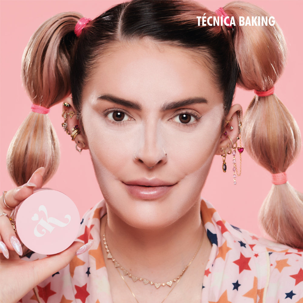 Pó Facial Karen Bachini Beauty Solto Rosa Pink Powder 12g