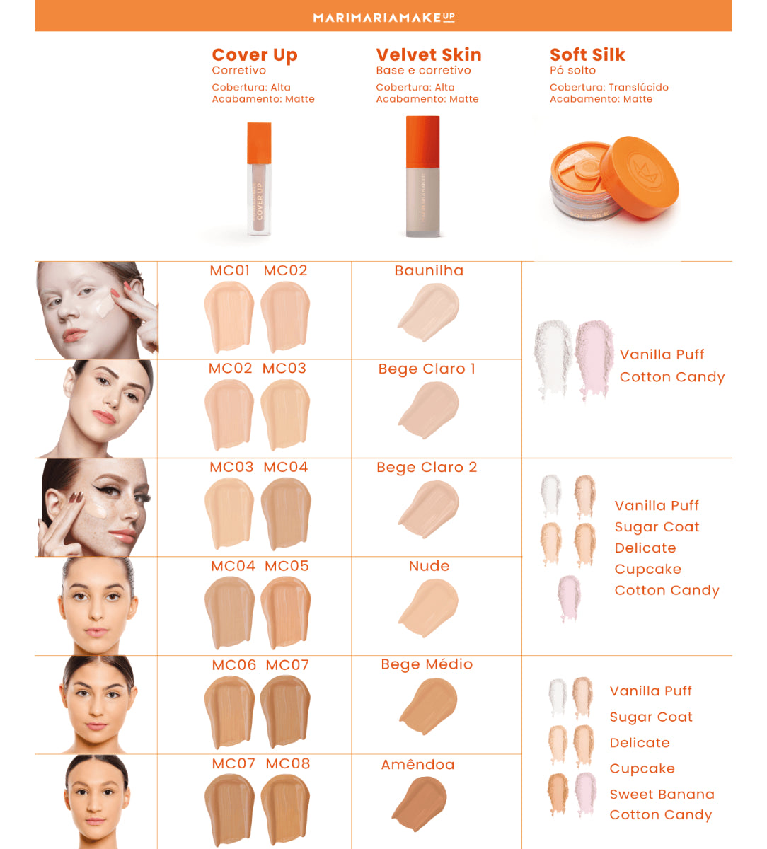 Corretivo Alta Cobertura Matte Mari Maria Makeup Cover Up