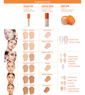 Corretivo Alta Cobertura Matte Mari Maria Makeup Cover Up