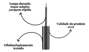 Delineador Líquido Carbon Black - Nina Make Up