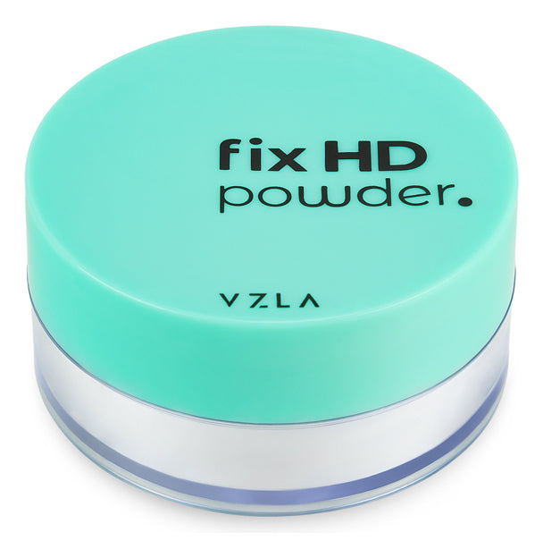 Base de maquiagem em pó solto Vizzela Pó que não transfere cor Fix hd powder Fix HD Powder - Pó Translúcido Vizzela tom translúcido - 15g