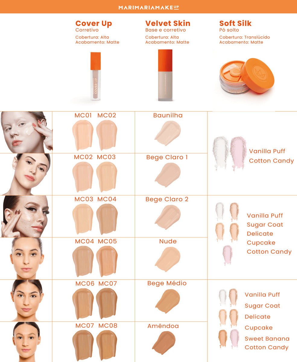 Corretivo Líquido Cover Up Mari Maria Makeup