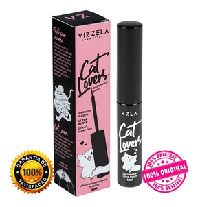Delineador Liquido Maquiagem Olho Vizzela Cat Lovers Cor Marrom