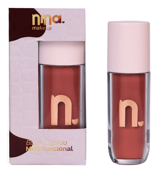 Blush Líquido Western Multifuncional 3 Em 1 Nina Makeup