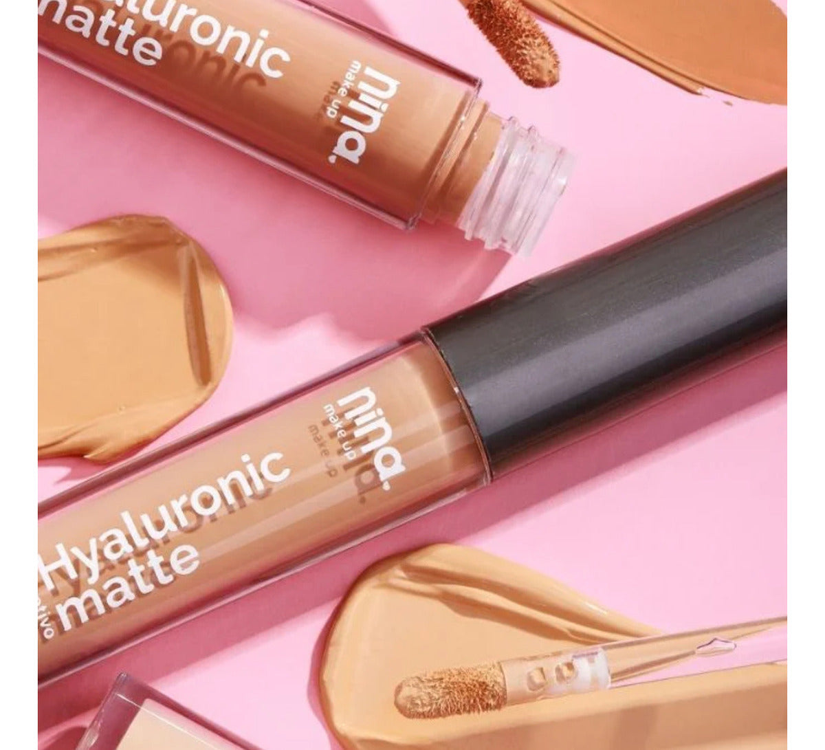 Corretivo Líquido Hyaluronic Matte - Nina Make Up - 4ml Tom 4