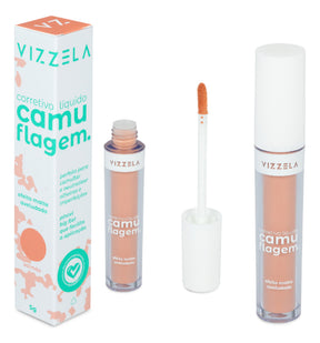 Corretivo Líquido Vizzela Camuflagem Salmão 5g