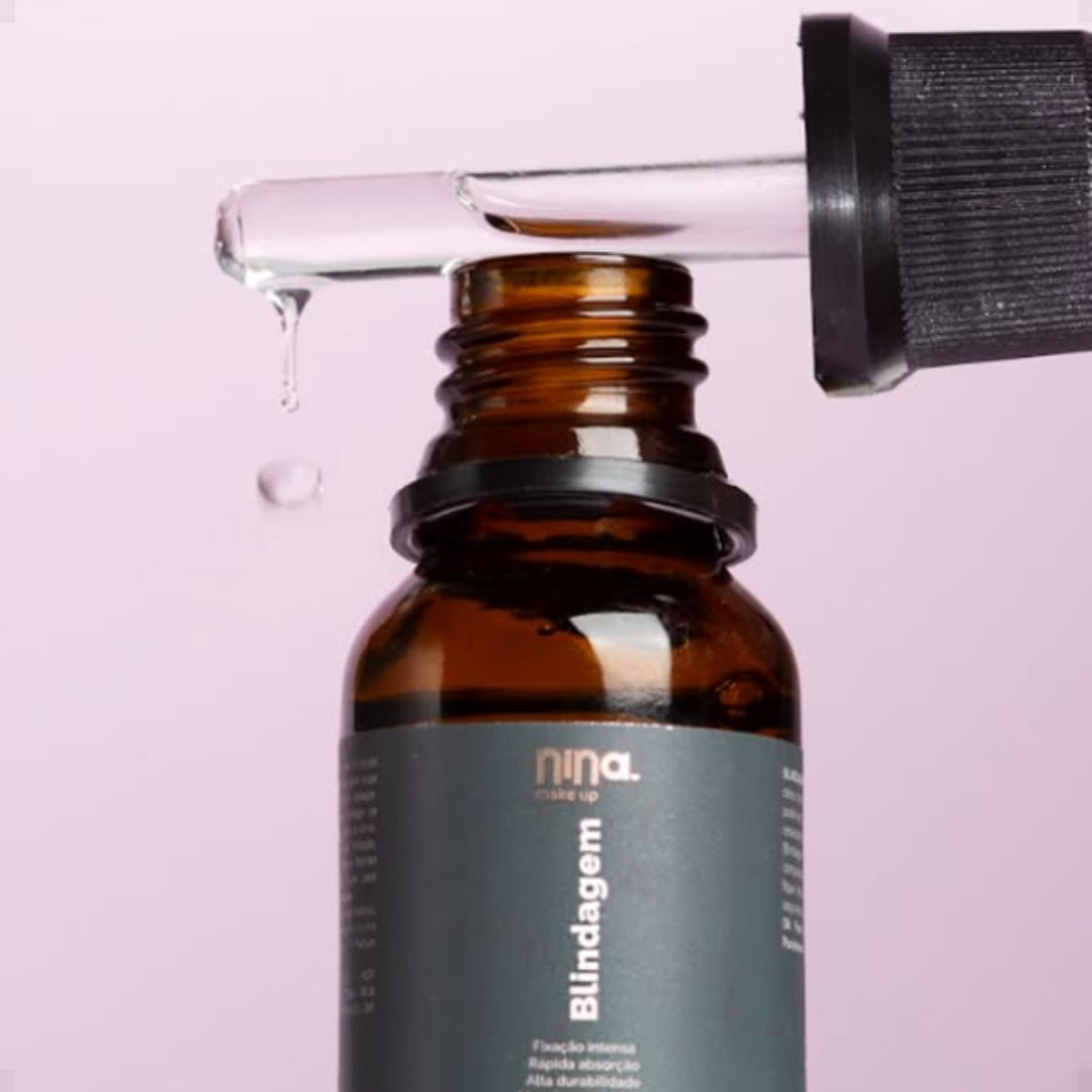 Blindagem Maquiagem Nina Makeup À Prova Dágua Sérum 15ml